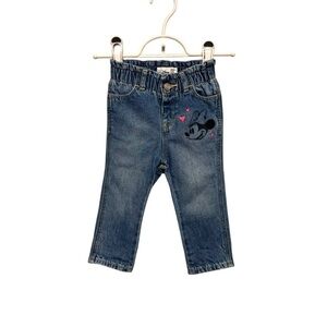 ⭐️ 5/$30 Gap Kids Disney Minnie Mouse Jeans size 12-18 Months